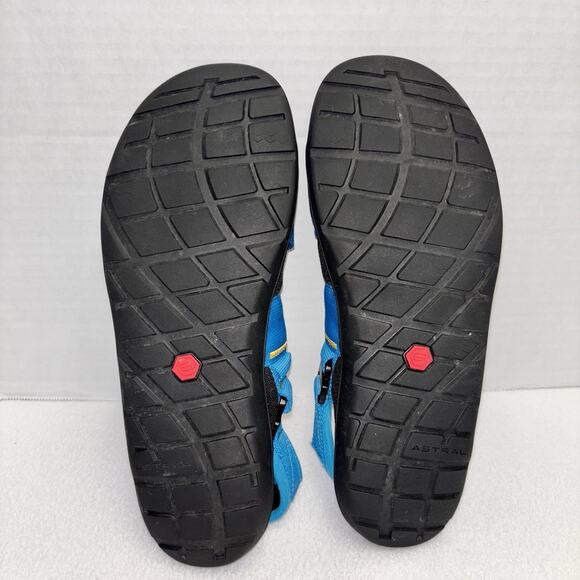 Astral PFD Water Blue Sandals Mens 9 m River Rafting NC522U1 Buckle Shoes Great